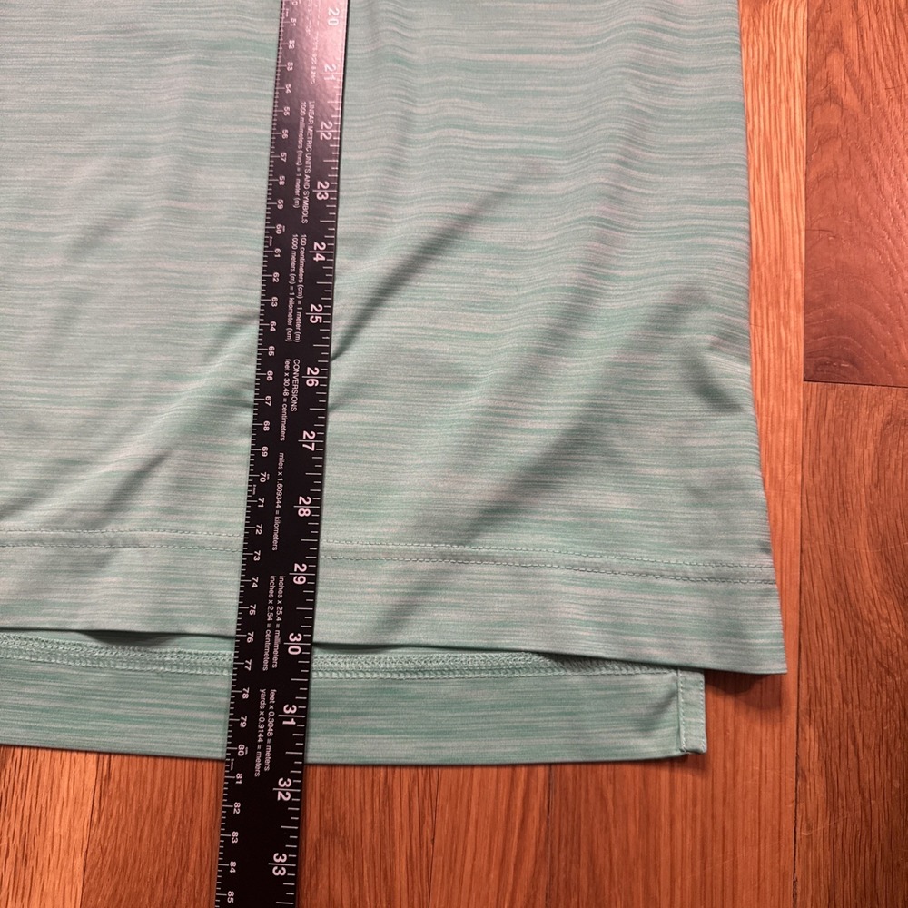 FootJoy Golf Polo Athletic Fit Green Dry Fitting Golf Shirt Mens Size XL w/patch - Picture 5 of 8